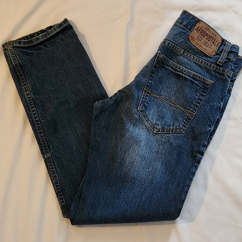 Aeropostale jeans sz 28 X 30 Essex straight leg good condition